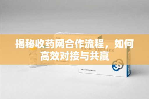 泰安揭秘收药网合作流程，如何高效对接与共赢
